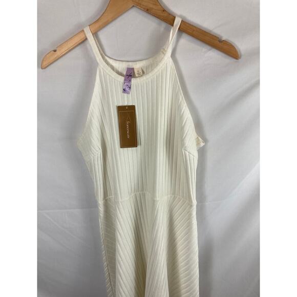 NWT Alya Francescas Ribbed Sleeveless Dress Size Large - Picture 4 of 9